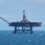 Offshore gas platform, Morcambe Bay