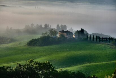 house in countryside